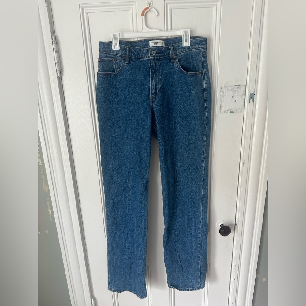 Abercrombie & Fitch Low Rise Blue Jeans